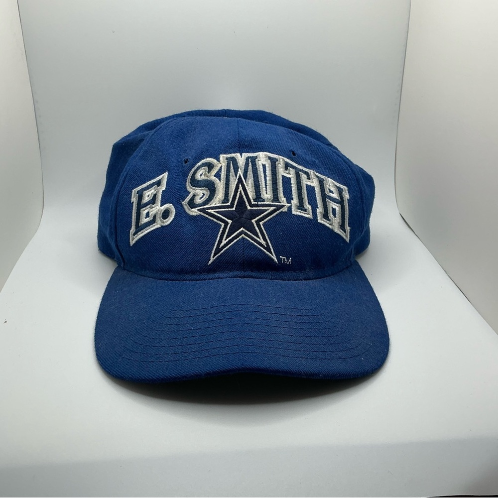 Vintage 100% Wool Dallas Cowboys Emmitt Smith #22 NFL Starter Snapback Hat